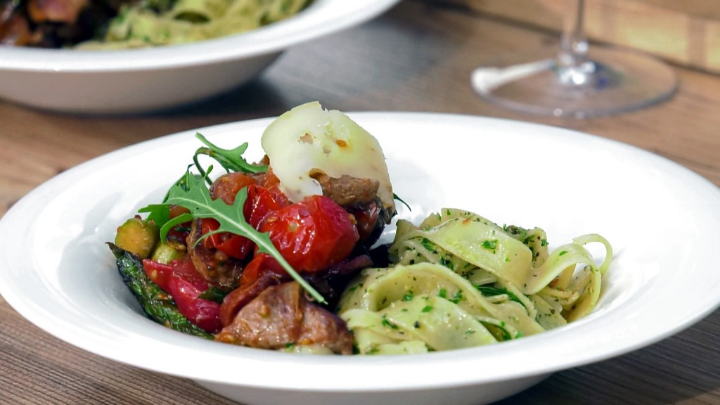 Foto: Filetspitzen mit Pesto-Nudeln