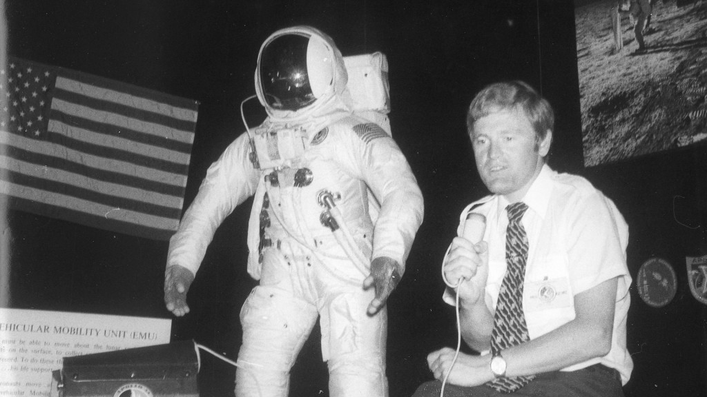 Über die erste Mondlandung 1969 hat Otto Deppe live aus Houston berichtet (Foto: SR/Otto Deppe)