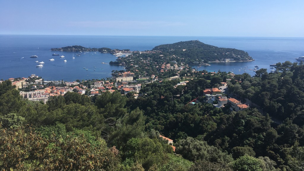 Blick auf das Cap Ferrat bei Nizza (Foto: Maria C. Schmitt)