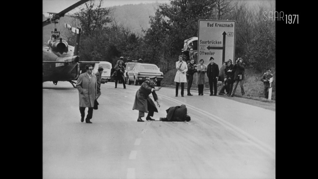 Foto: 1971 - In Baltersweiler beendet ein Schuss aus einer Polizeiwaffe eine Geiselnahme