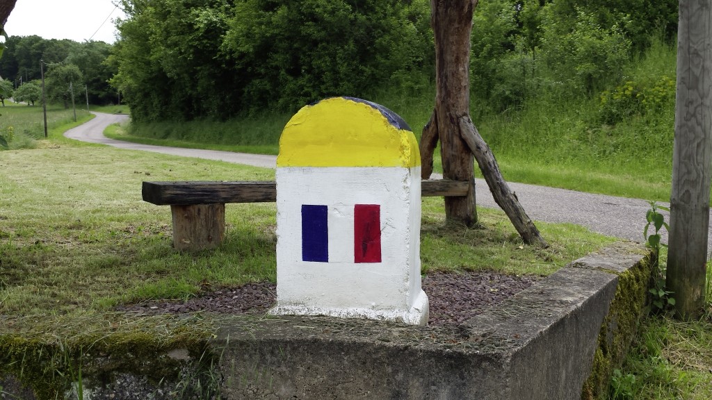 Foto: Ein Teil des Grenzblickwegs in Leidingen