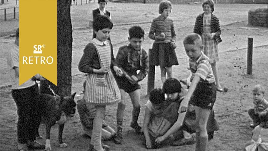 Foto: Kinder beim Spielen (Saarbrücken im Frühling)