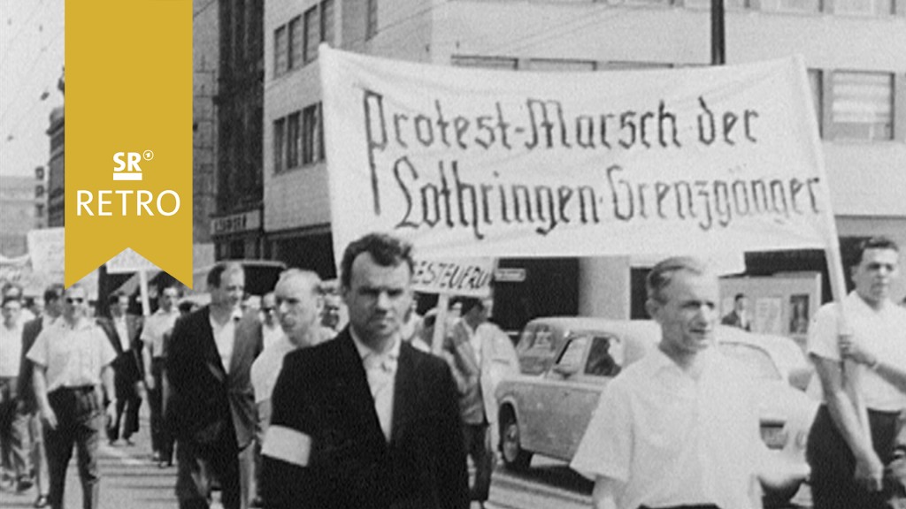 Foto: Saarländische Grenzgänger in Lothringen