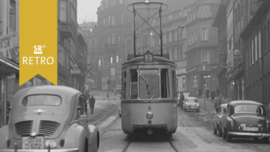 Foto: Straßenbahn am Hüttenberg Neunkirchen