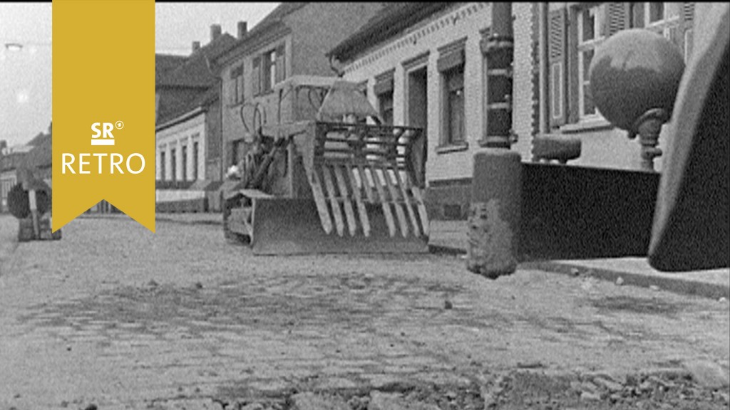 Foto: Straßenneubau in Saarbrücken-Dudweiler