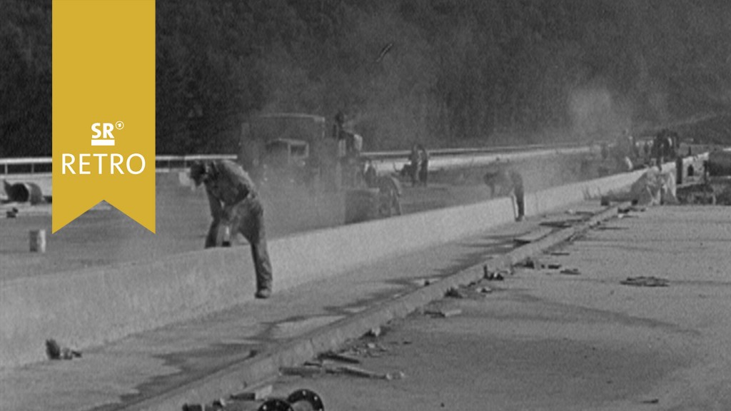 Foto: Anschluss Saarbrückens an das bundesdeutsche Autobahnnetz