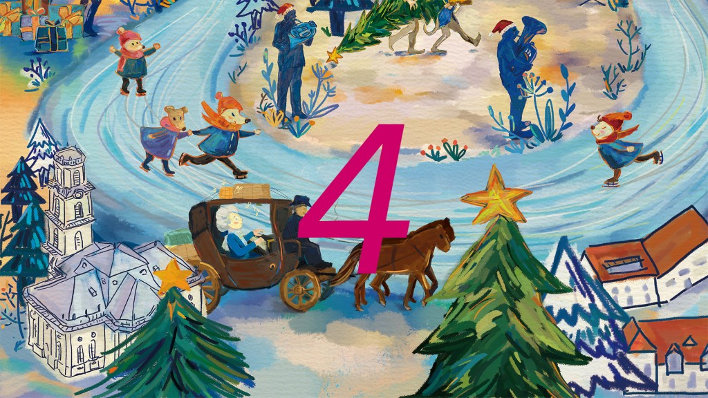 Musikalischer Adventskalender (Illustration: Wenwen Fei)