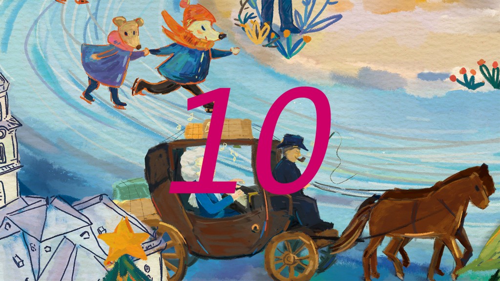 Musikalischer Adventskalender (Illustration: Wenwen Fei)