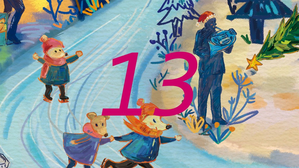 Musikalischer Adventskalender (Illustration: Wenwen Fei)