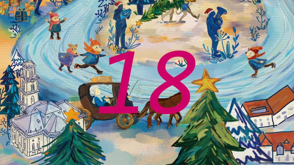 Musikalischer Adventskalender (Illustration: Wenwen Fei)