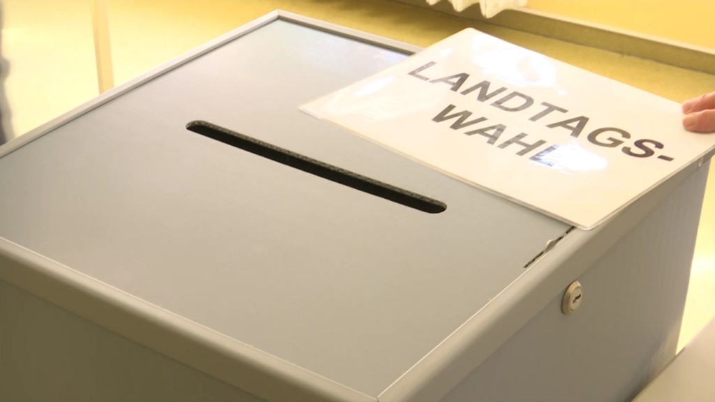 Symbolbild: Eine Wahlurne zur Landtagswahl (Archivfoto: SR Fernsehen)