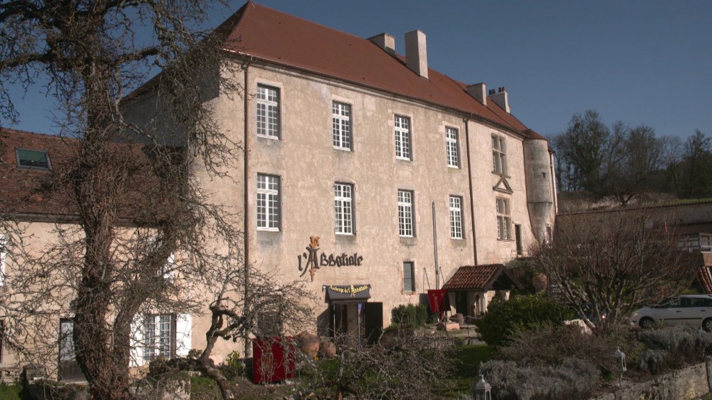 Das Gästehaus Auberge de l'Abbatiale.