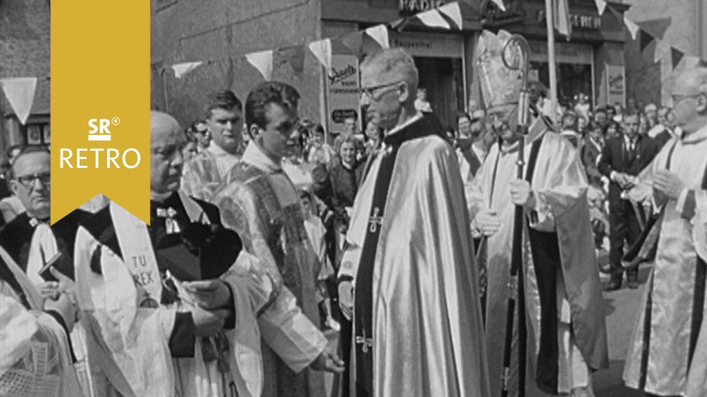 Bild: Kirchen Prozession mit Bischof