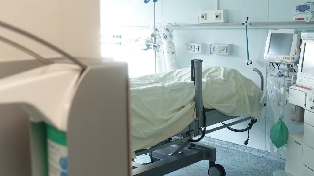 Symbolbild: ein leeres Krankenbett auf einer Intensivstation (Archivfoto: SR Fernsehen)