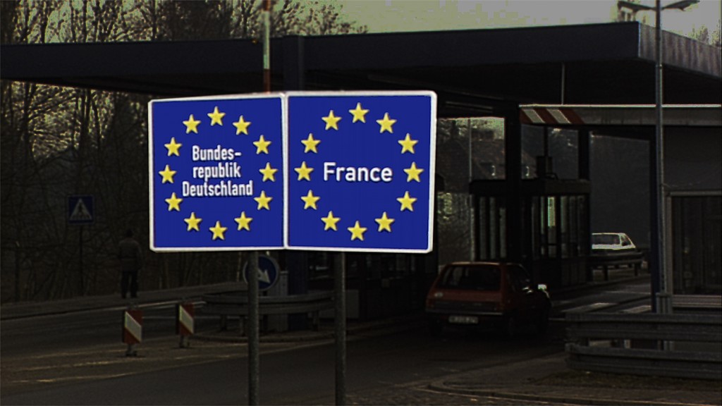 Symbolbild: Französische Grenze (Foto: SR)