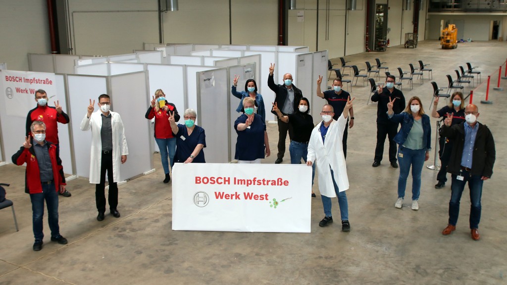 Impfstart bei Bosch in Homburg (Foto: SR/Steffani Balle)