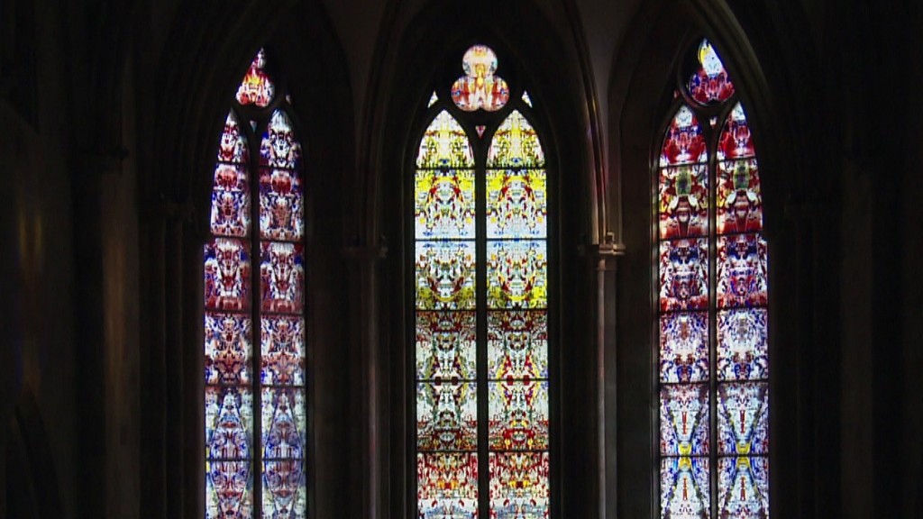 Fenster von Gerhard Richter in der Abteikirche Tholey (Foto: Heike Steiner)