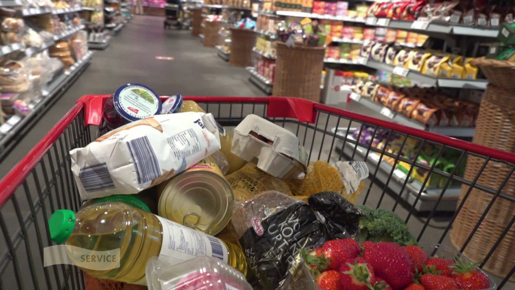 Foto: Lebensmittel im Supermarkt