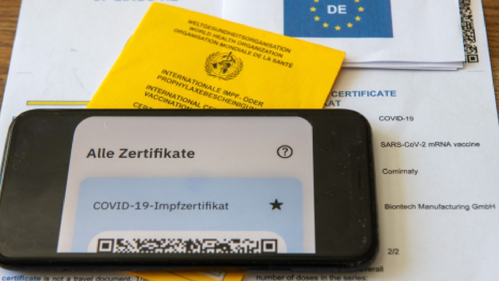 Foto: Digitaler Impfpass und Impfausweis (picture alliance/dpa | Stefan Puchner)