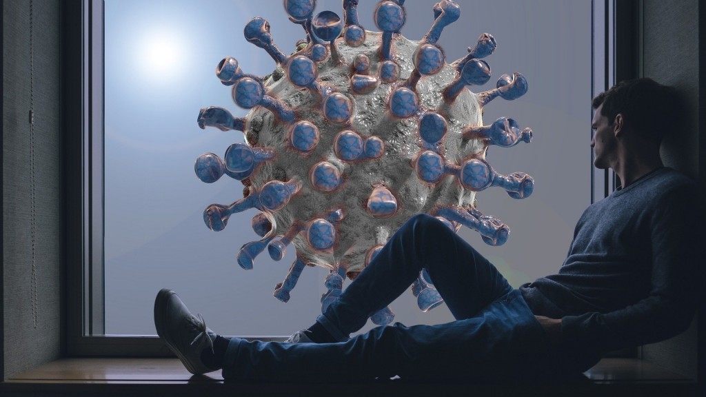 Coronavirus/Mann, der aus dem Fenster schaut (Grafik: Pixabay/geralt)