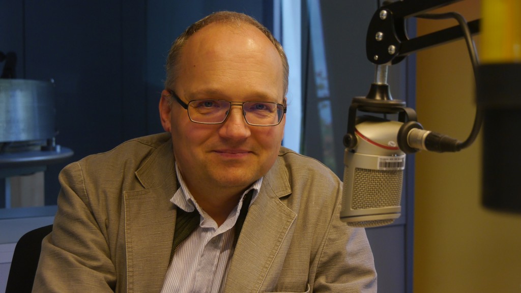 Politikwissenschaftler Dirk van den Boom (Foto: SR/Martin Breher)