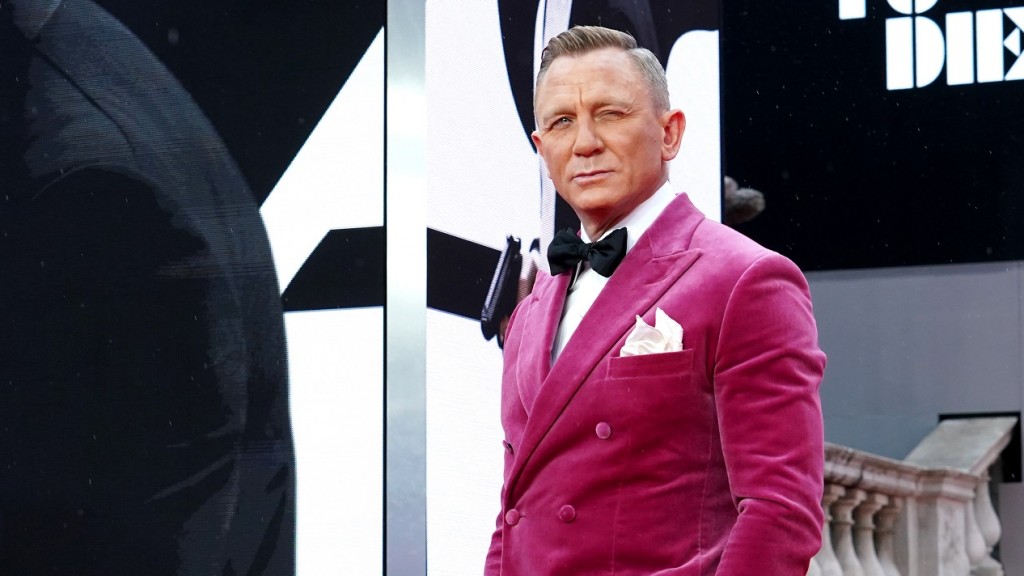 28. September 2021: Daniel Craig auf dem roten Teppich bei der Weltpremiere zum neuen James Bond Film 