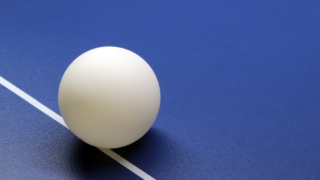 Ein Tischtennisball (Foto: pixabay)