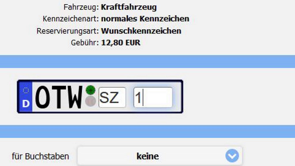 Im Landkreis Neunkirchen kann man sich seit Montag (4.10.2021) für das alte Kennzeichen OTW registrieren. (IMAGO / BeckerBredel)