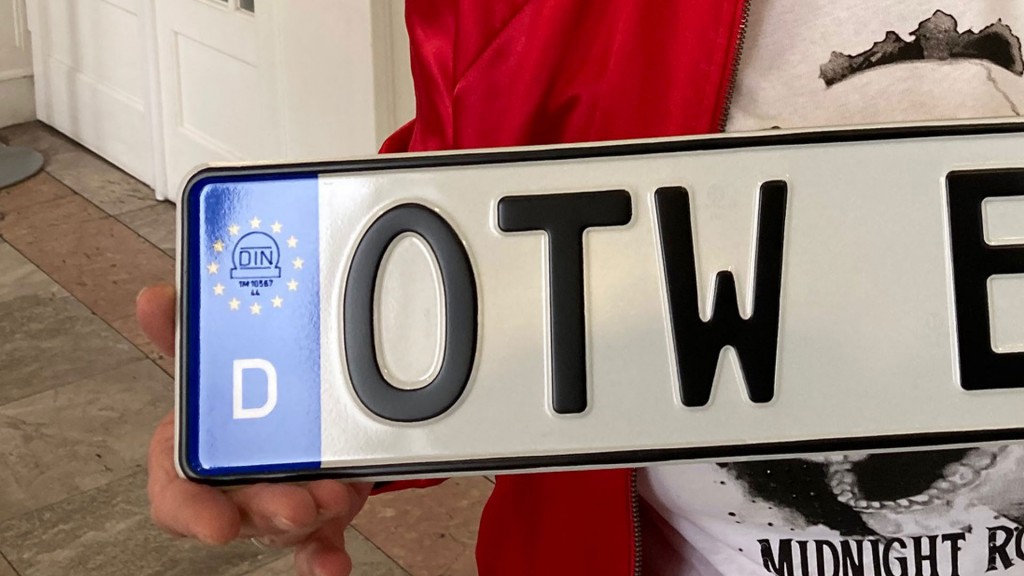 OTW-Kennzeichen (Foto: SR/Lisa Krauser)