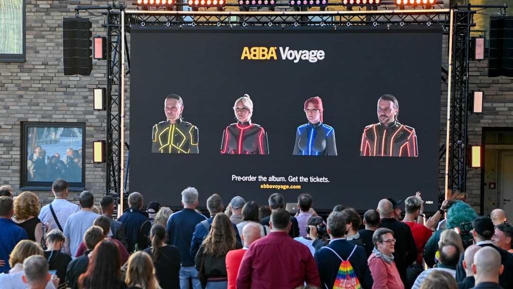 2. September 2021: Virtueller Auftritt von ABBA zur Ankündigung des neuen Albums 