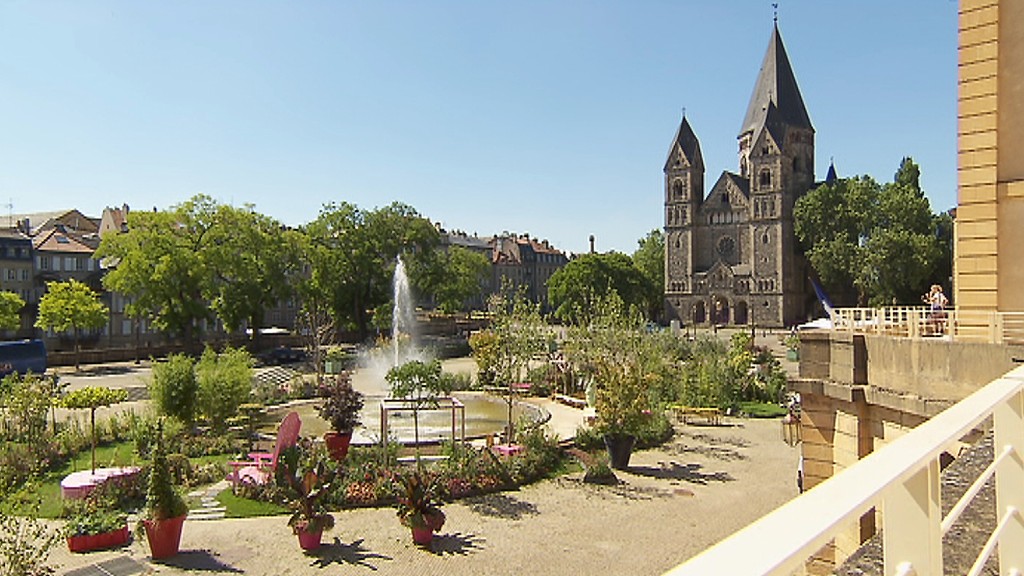 Der Stadtgarten von Metz (Archivfoto: SR Fernsehen)