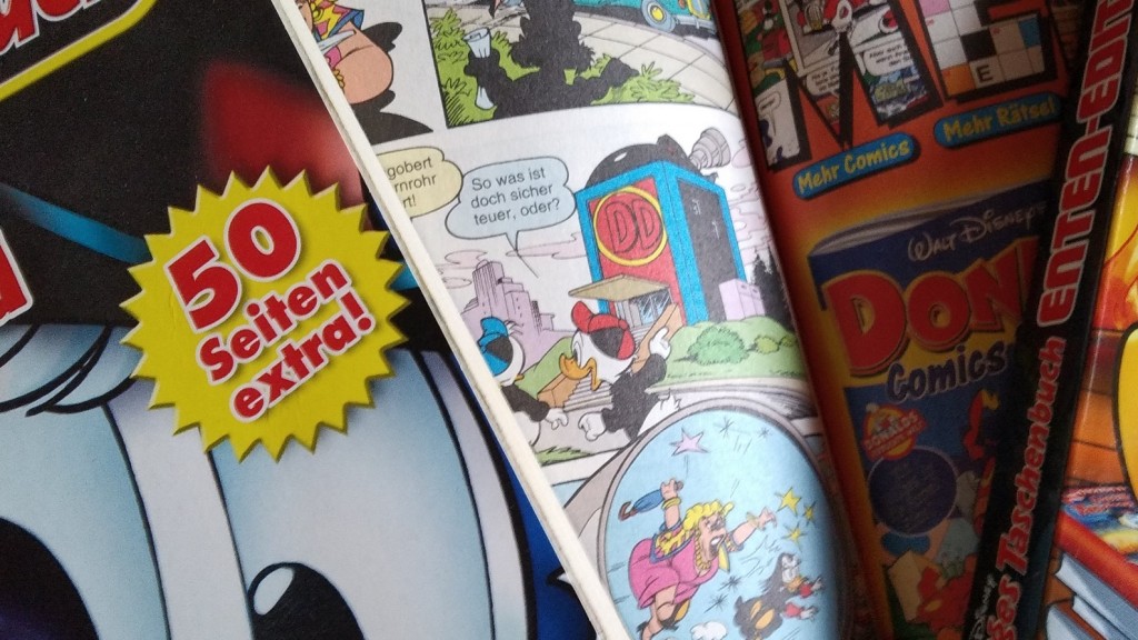 Comic-Collage: In vielen Donald-Duck-Comics spielt der Geldspeicher von Dagobert Duck eine große Rolle (Foto: Rick Reitler)