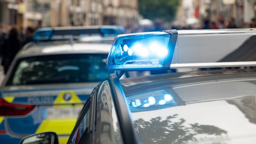 Einsatzfahrzeuge der Polizei mit Blaulicht (Foto: pixabay/MagnusGuenther)