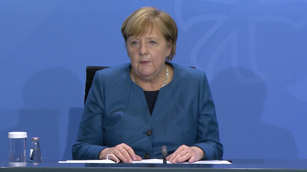 Angela Merkel bei einer Pressekonferenz (Archivfoto: SR Fernsehen)