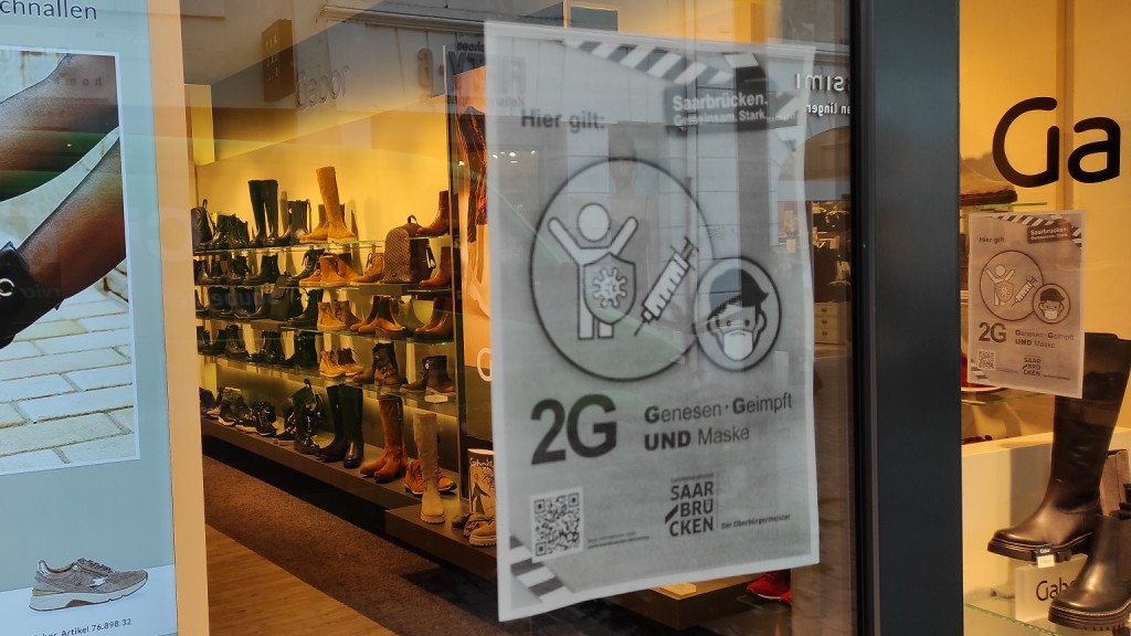 2G im Einzelhandel (Foto: SR / Patrick Wiermer)