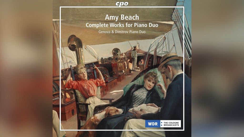 CD-Cover: Amy Beach - Das Gesamtwerk für Klavier vierhändig und zwei Klaviere (cpo Musikverlag)