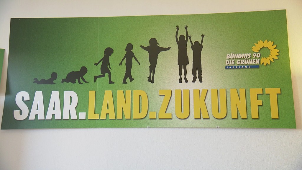 Wahlplakat der Saar-Grünen (Foto: SR)