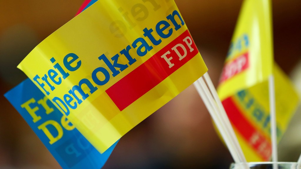 FDP Fähnchen (Foto: picture alliance/dpa/Daniel Karmann)