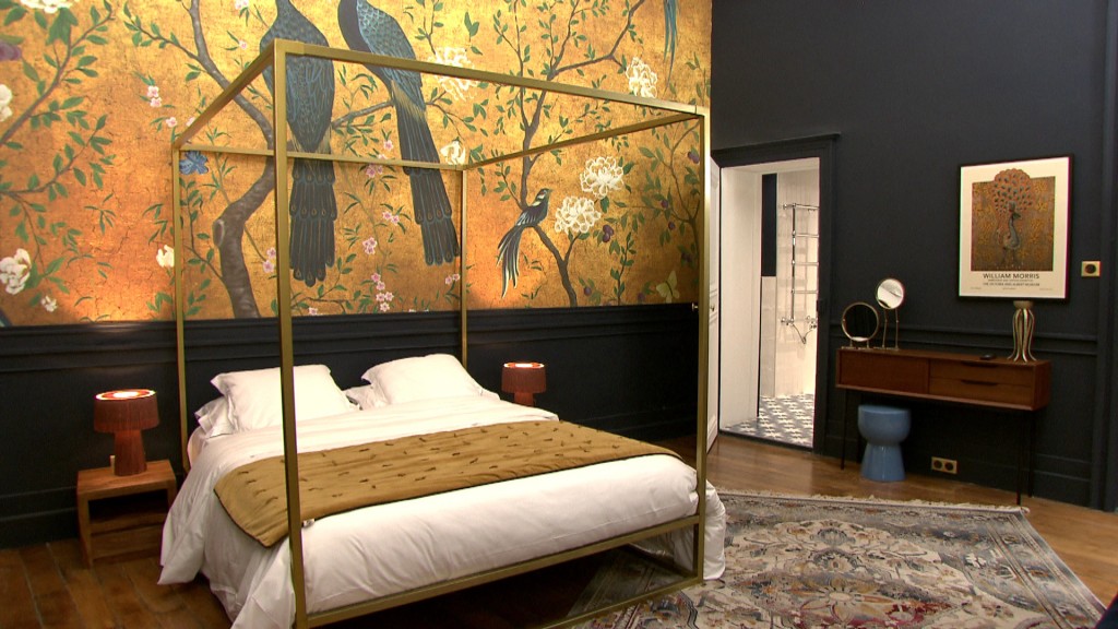 Ein Gästezimmer im Hotel de Fouquet in Metz