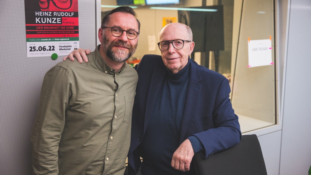 Uwe Jäger mit Reiner Calmund