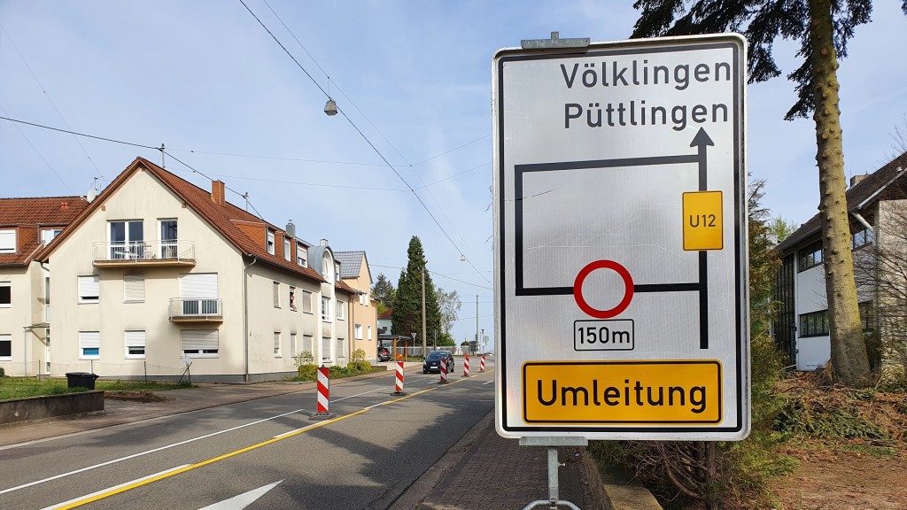 Baustelle Riegelsberg/Püttlingen
