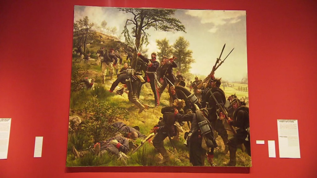 Ein Kriegsgemälde von Anton von Werner
