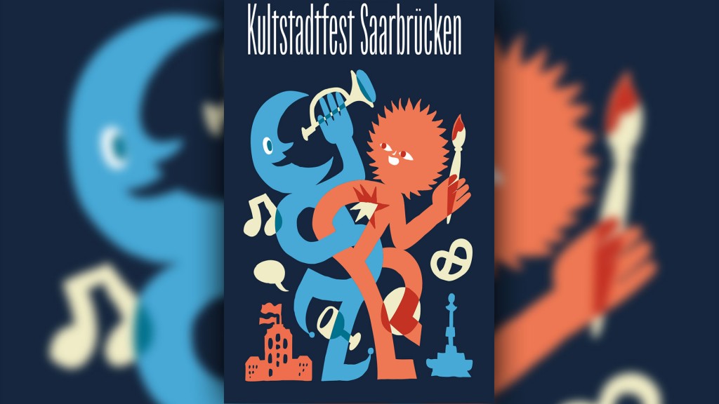 Plakat zum Kultstadtfest 2022 in Saarbrücken