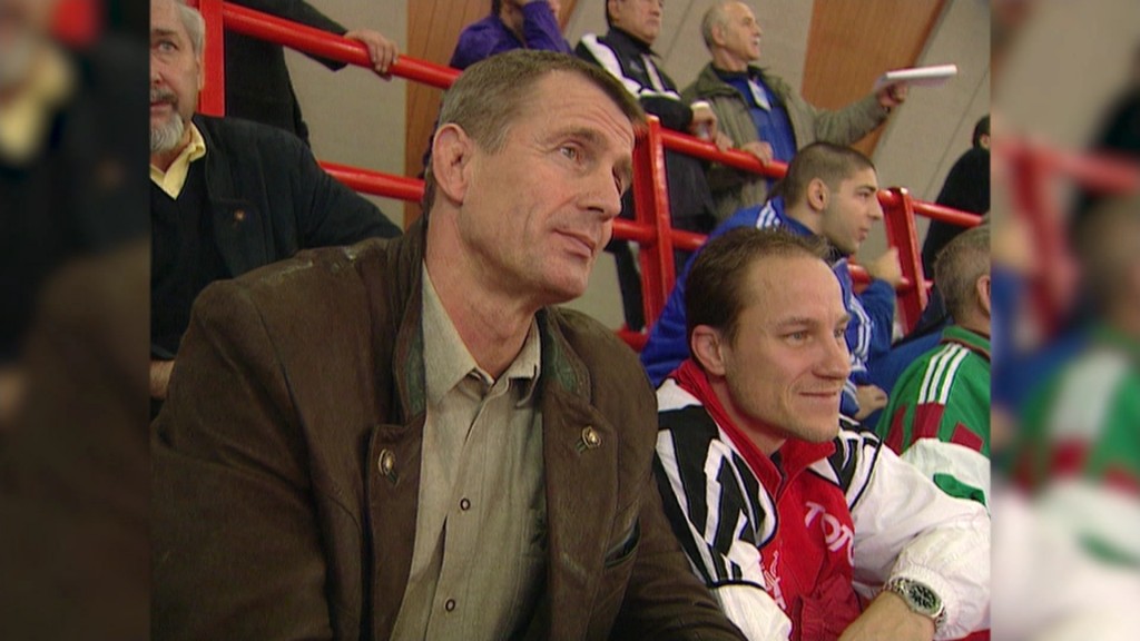 Foto: Frank Hartmann auf der Tribüne