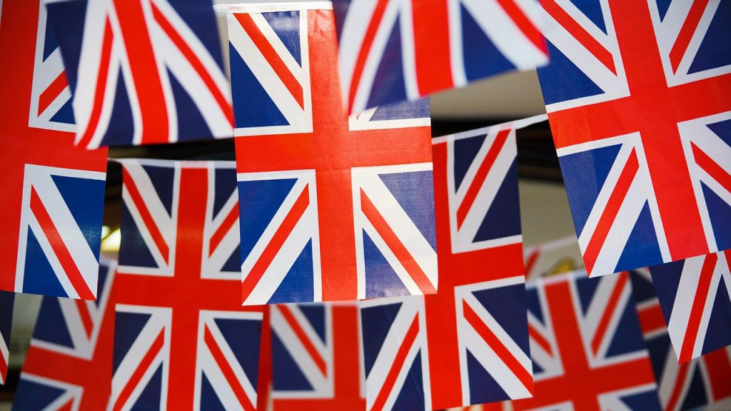 Großbritannien-Fähnchen