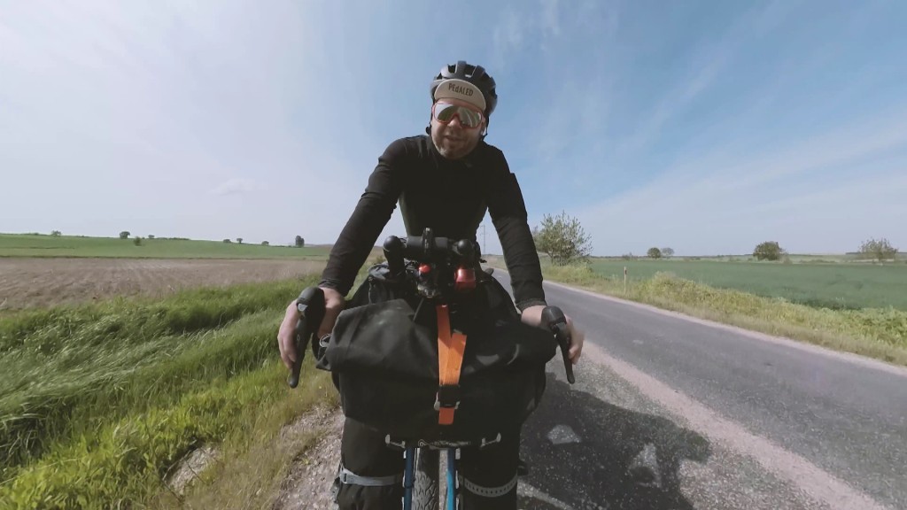 Foto: Fabian Theobald auf dem Fahrrad