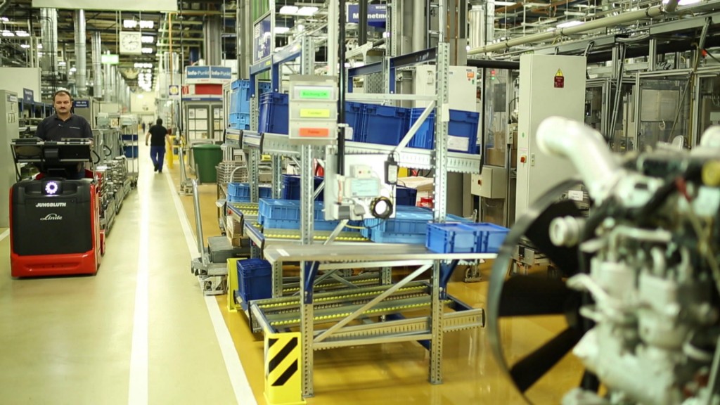 Im Werk von ZF in Saarbrücken