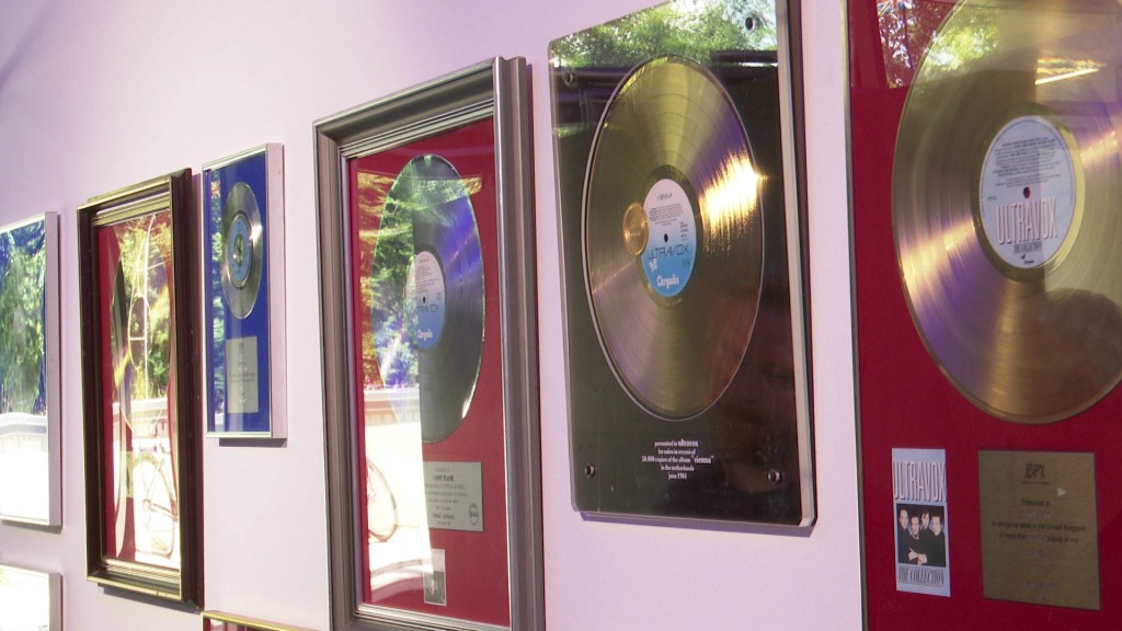 Foto: Einige der Goldenen Schalltplatten von Conny Plank