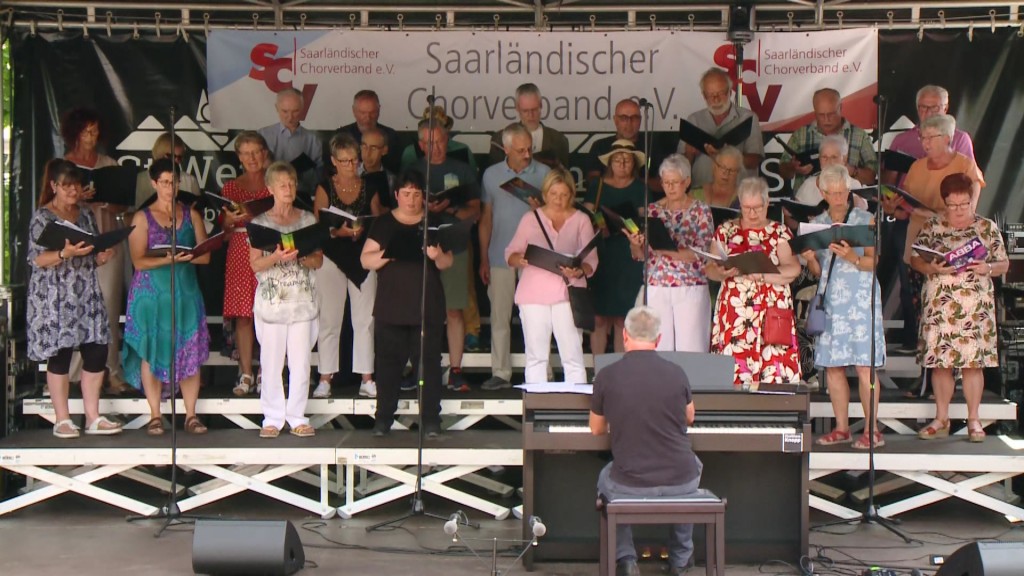 Foto: Auftritt von Canticum novum bei Sing City in St. Wendel 2022