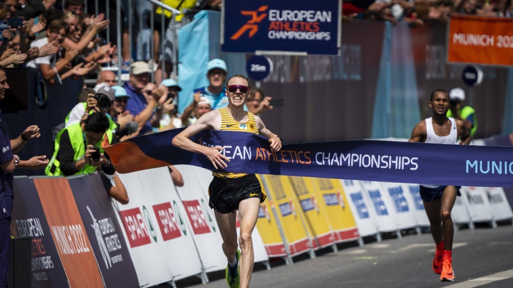 Foto: Richard Ringer bei den Leichtathletik-Europameisterschaften in München 2022